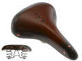 Selle Charleston en cuir véritable Vintage sans attache marron Selle Charleston en cuir véritable Vintage sans attache marron