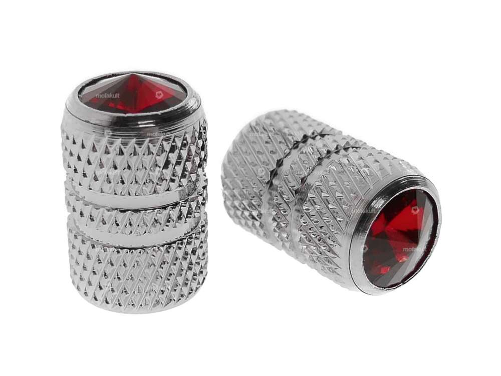 Bouchons de valve Diamond rouge Carousel Image 1