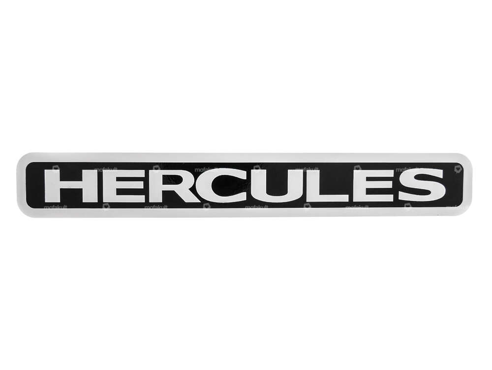 Autocollant "HERCULES" 115 x 16 noir / blanc Carousel Image 1