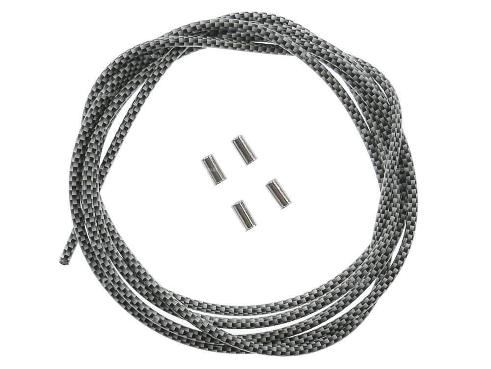 Gaine de câble Ø 5 mm carbone 2,5 m gaine intérieure métallique Carousel Image 1