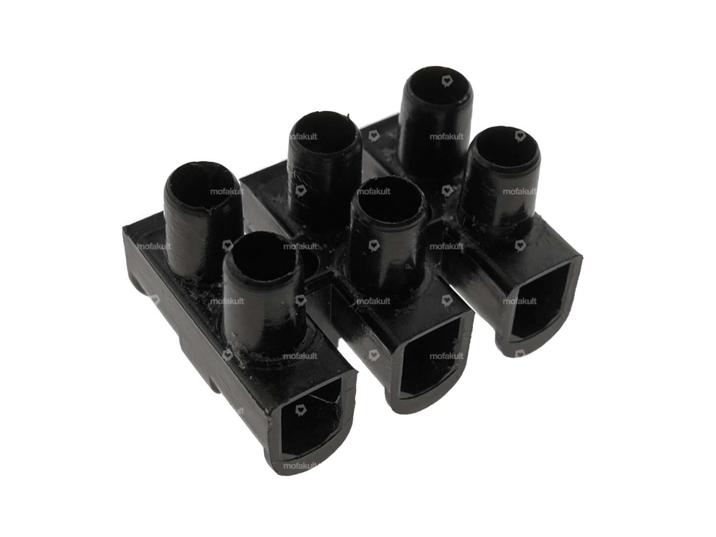 Borne Lüster 3 pôles noire grande (2.5 - 6 mm²) Carousel Image 1