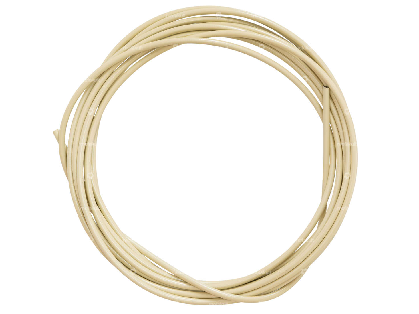 Gaine de câble Ø 5 mm crème (rouleau de 6 mètres) graissée au PTFE Carousel Image 1