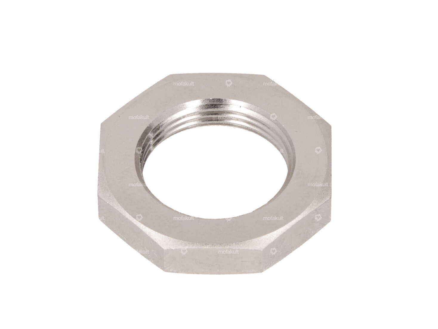 swiing® revival lock nut 18x24G x 5 SW27 tread axle Inox Carousel Image 1