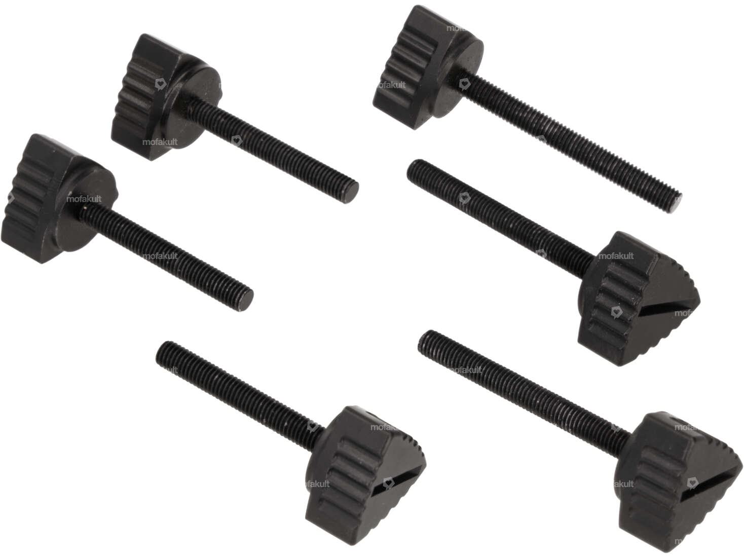 66HEROES Side protection screw set aluminum black | Puch Maxi S Carousel Image 1