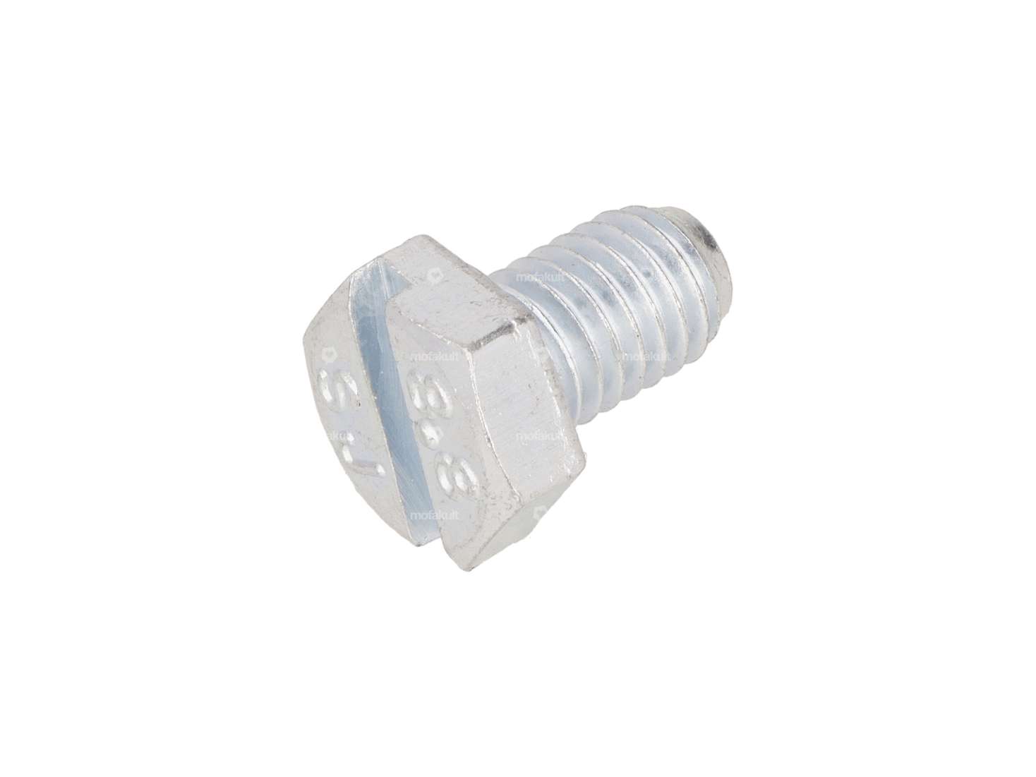 Vis M8x12 hexagonale fendue galvanisée Carousel Image 1