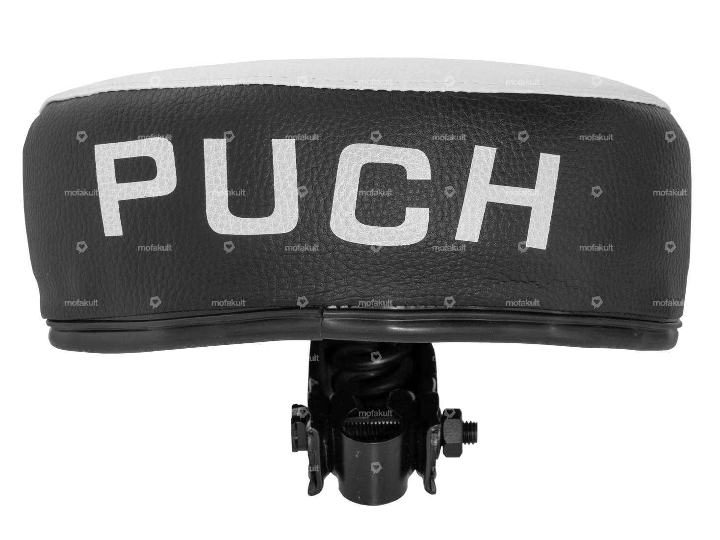 Selle "PUCH" noir - blanc Carousel Image 3