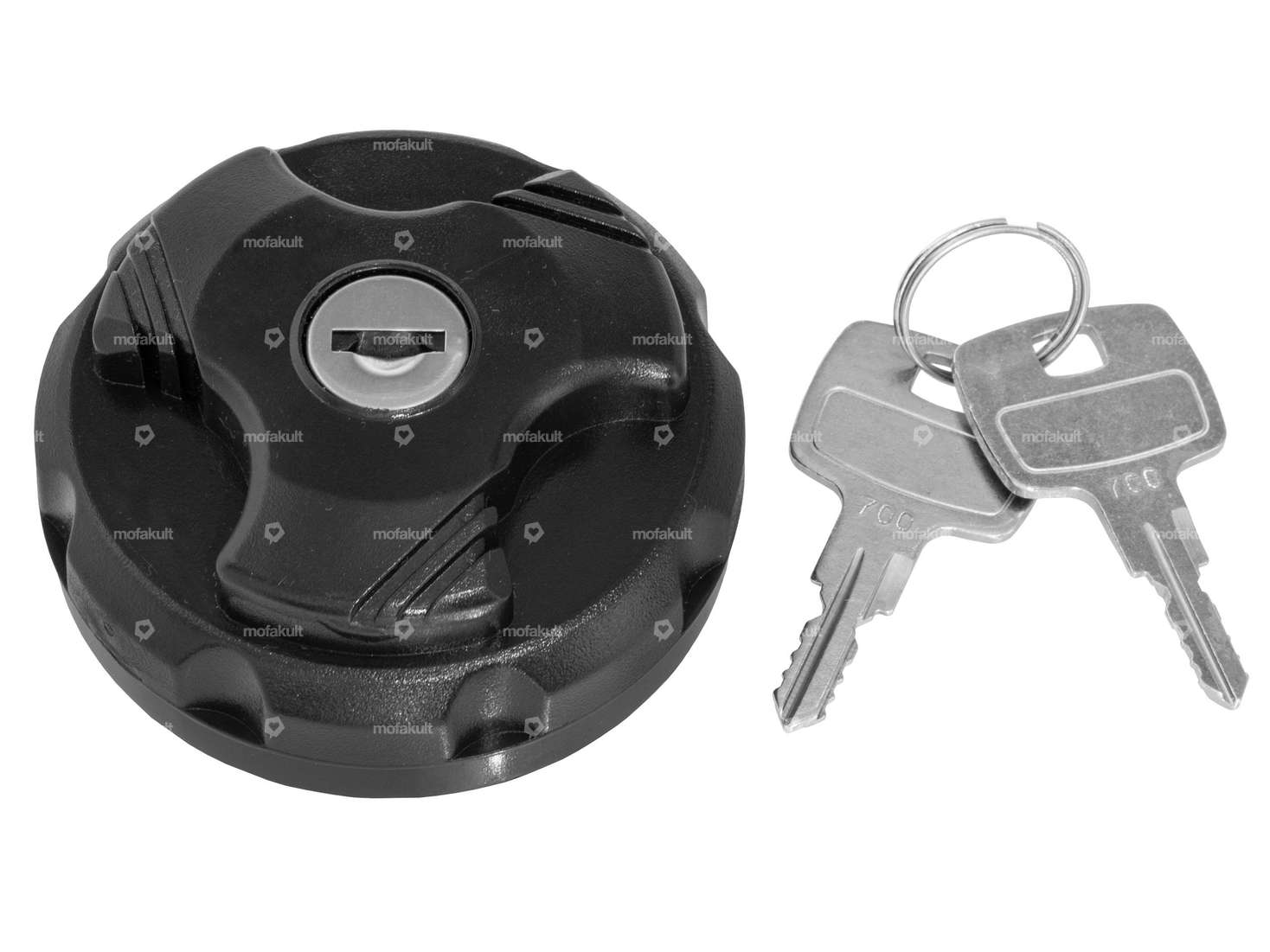 Tank cap lockable black | Pony GTX & Cross 521 (plastic tank) Carousel Image 1