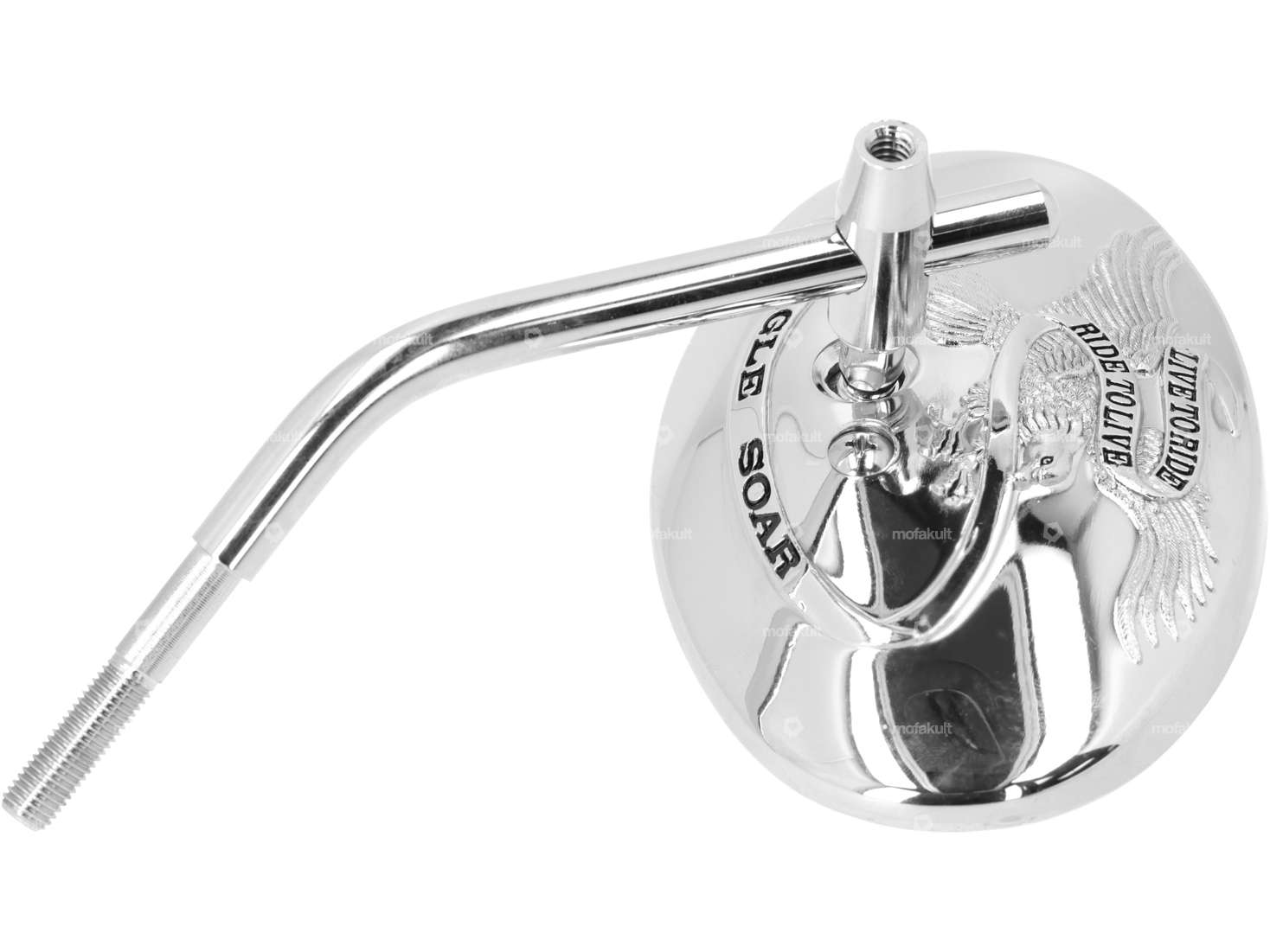 Miroir "Adler" ovale chrome Carousel Image 3