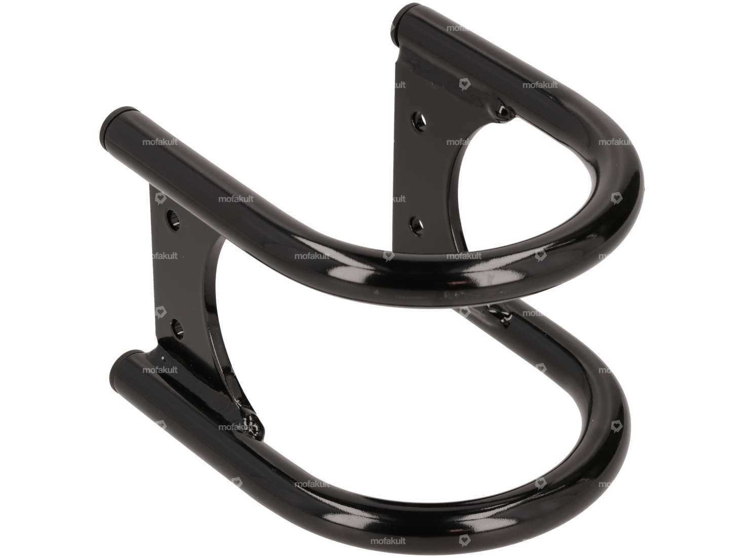 Coude de renfort double noir Fourche EBR (fixation horizontale) Carousel Image 2