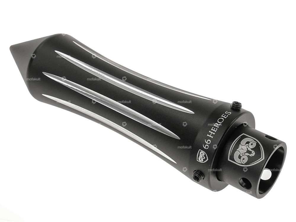 66HEROES Poignées intermédiaires Custom CNC Alu (27 mm à 22 mm) Carousel Image 2