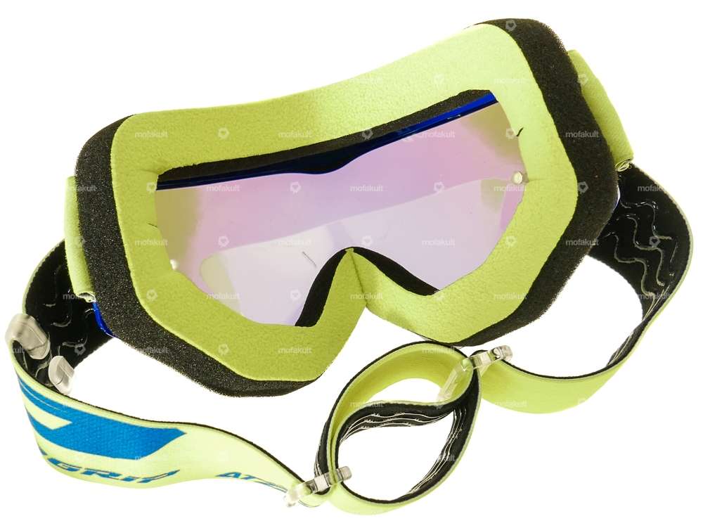 Lunettes ProGrip MX 3201 Raceline bleu miroité Carousel Image 3