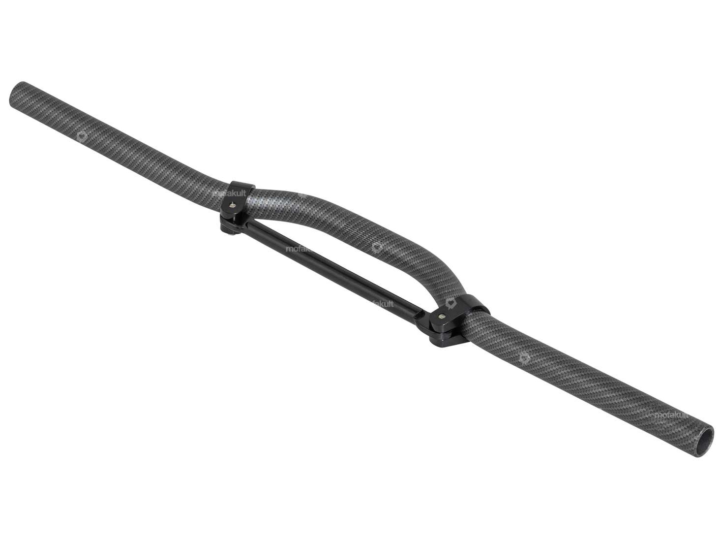 Guidon de course STR8 Alu Plaque de fourche 7 cm étroite carbone Carousel Image 2