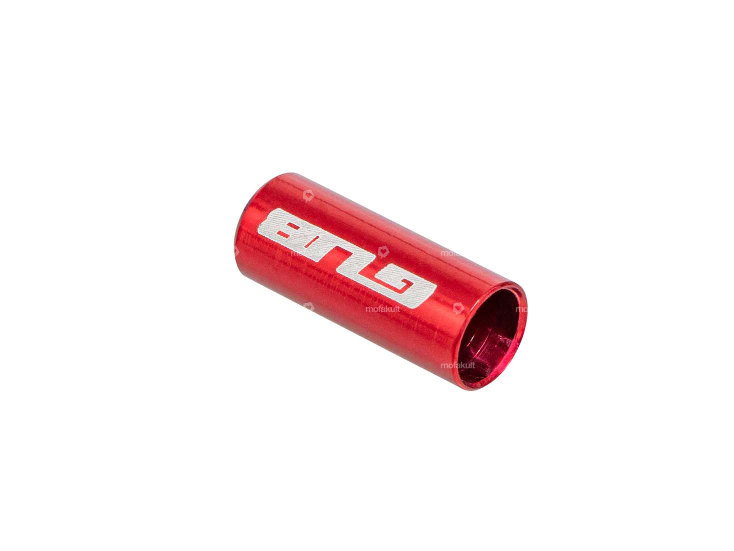 Embout de câble 5 mm aluminium anodisé rouge Carousel Image 2