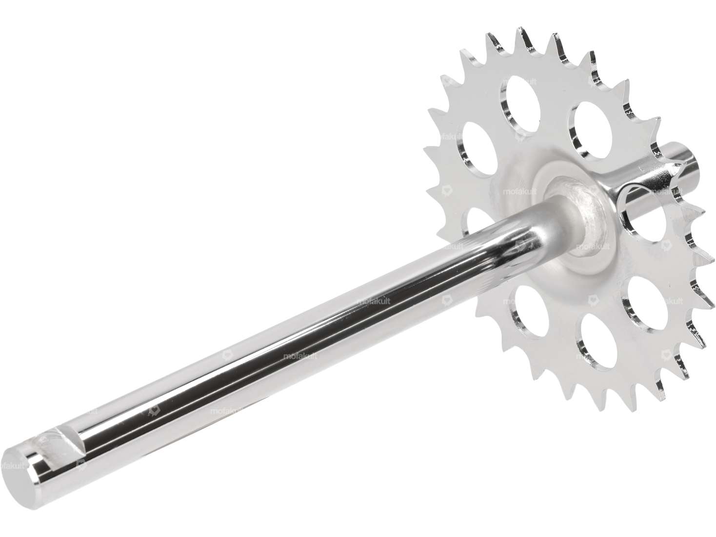 Pédalier avec couronne 26 dents chrome | Puch Maxi S, N Carousel Image 2