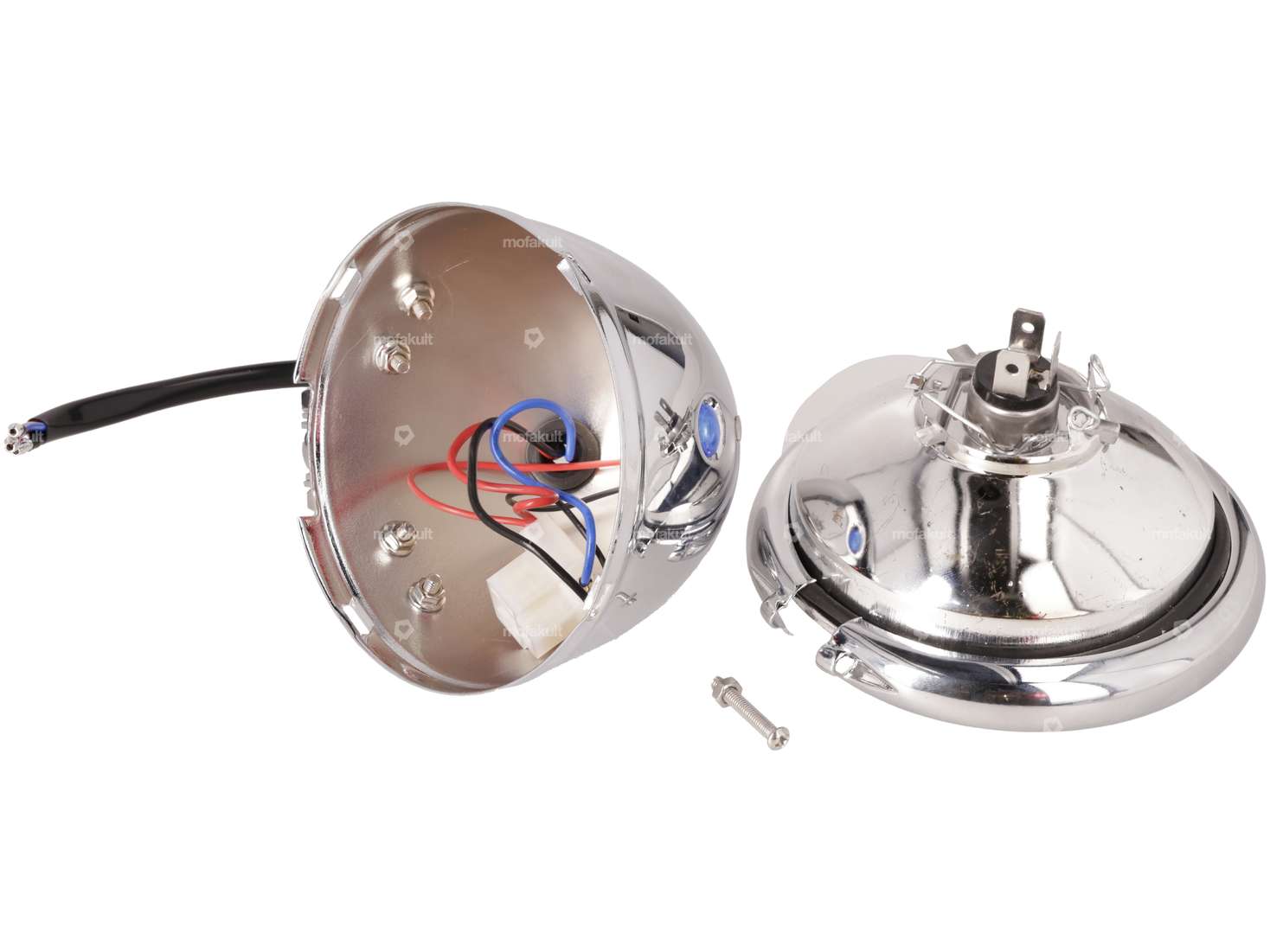 Phare "Harley" Ø 12 cm Chrome Carousel Image 4