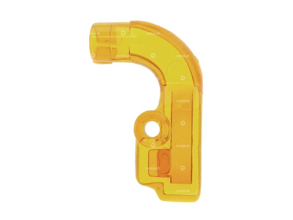 Lusito cable cover throttle twist grip orange (rear flat) Carousel Image 1