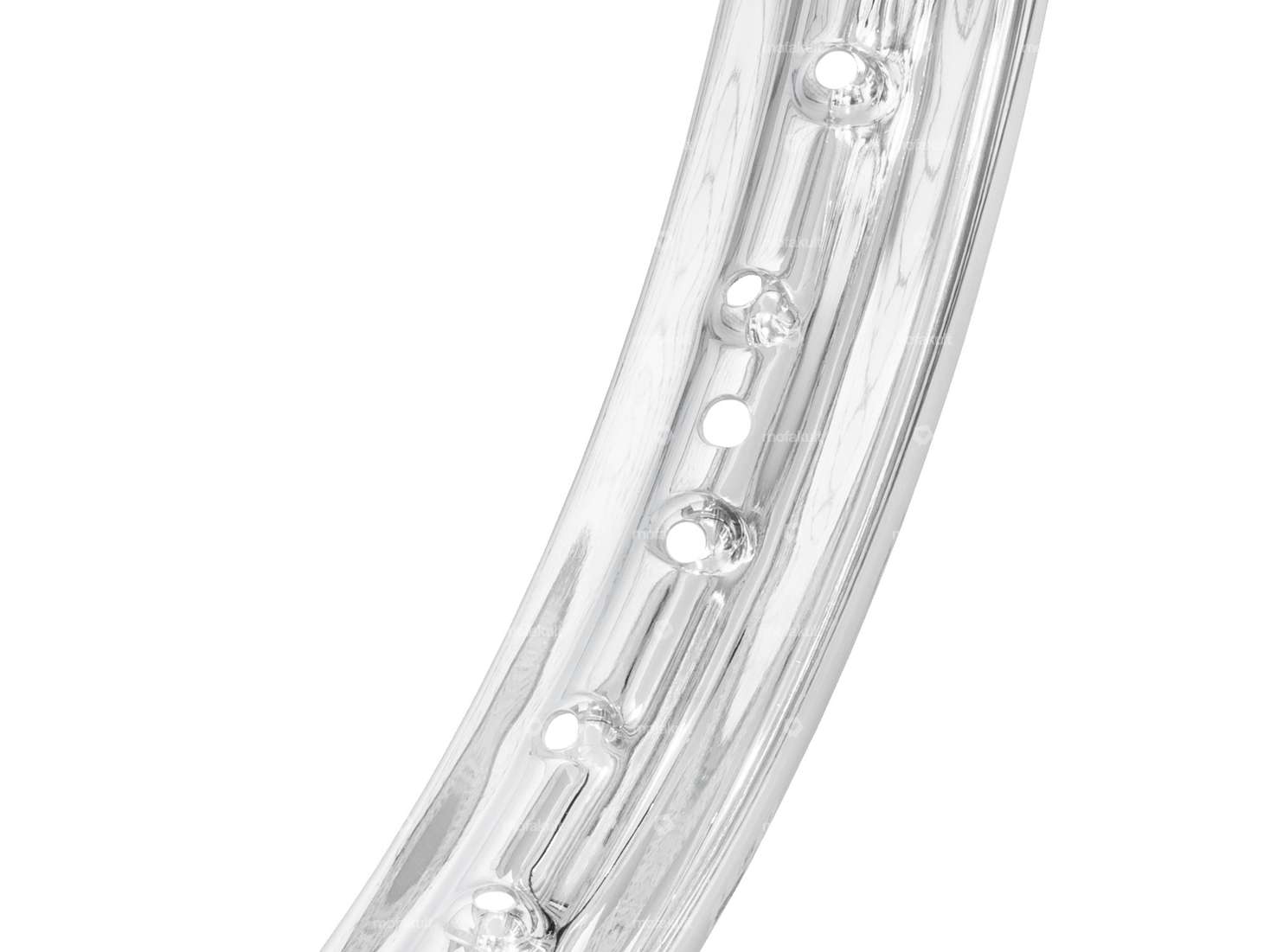 Rim ring 1.60 x 19" (60 mm) chrome large nipple holes Carousel Image 2