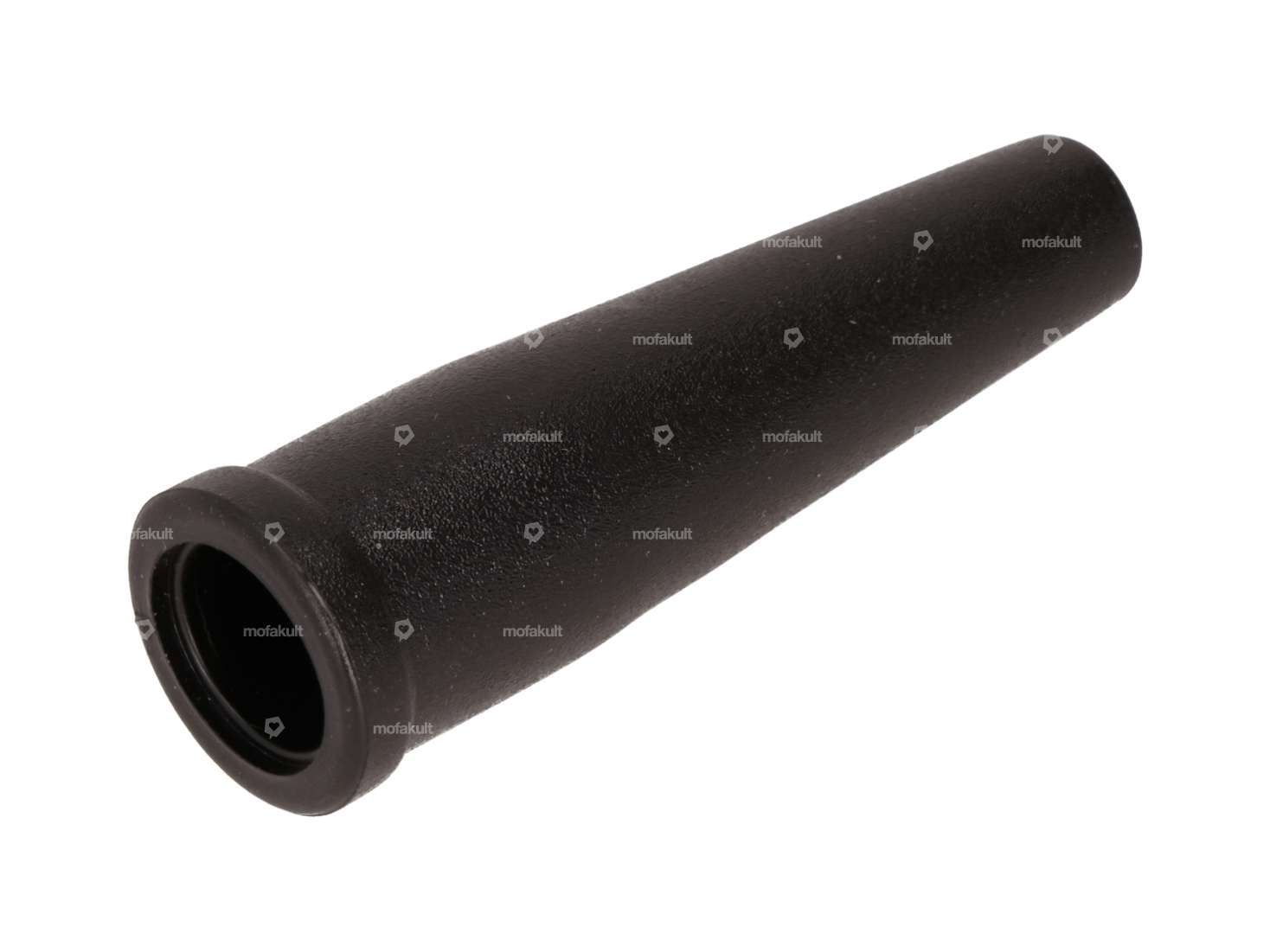 Poignée de gaz Domino en caoutchouc noir Carousel Image 1