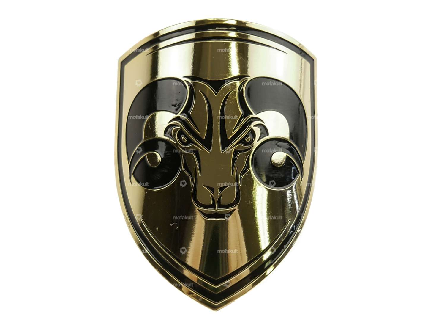 66HEROES Plaque de guidon courbée or Carousel Image 1