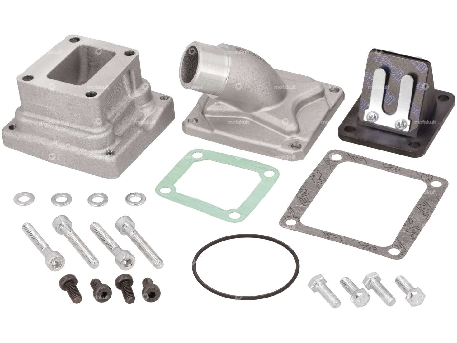 Système d'admission Polini à 4 membranes rabattables "Big Valve" PHBG / CP Carburateur | Puch Carousel Image 1