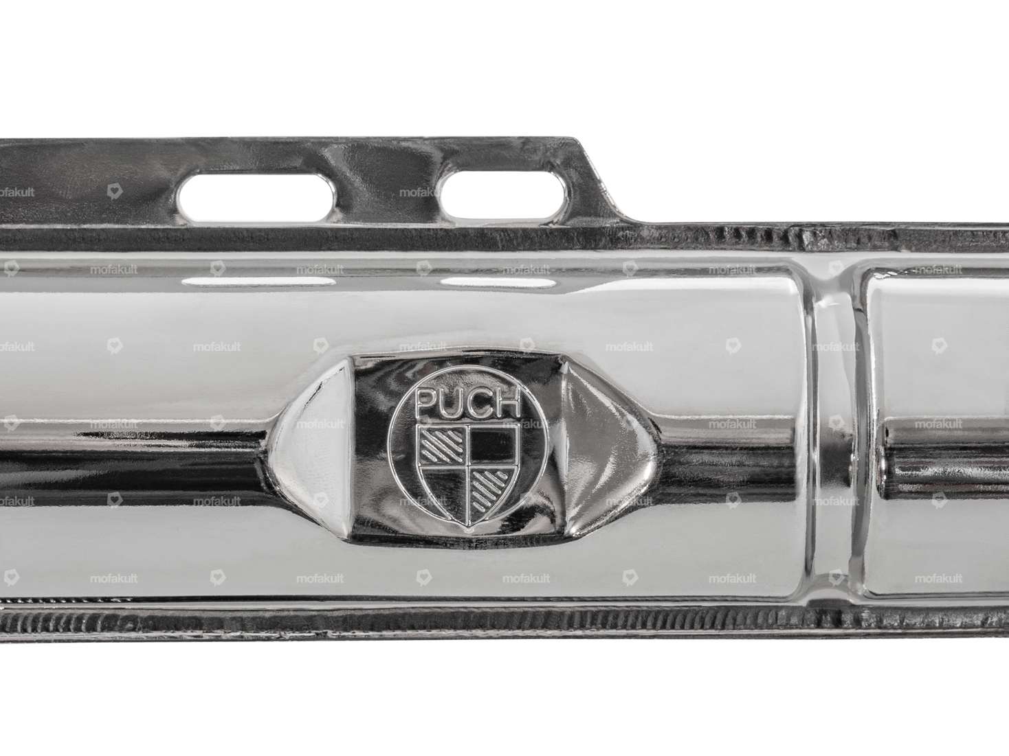 Exhaust 28 mm with logo & number | Puch Maxi S, N Carousel Image 3