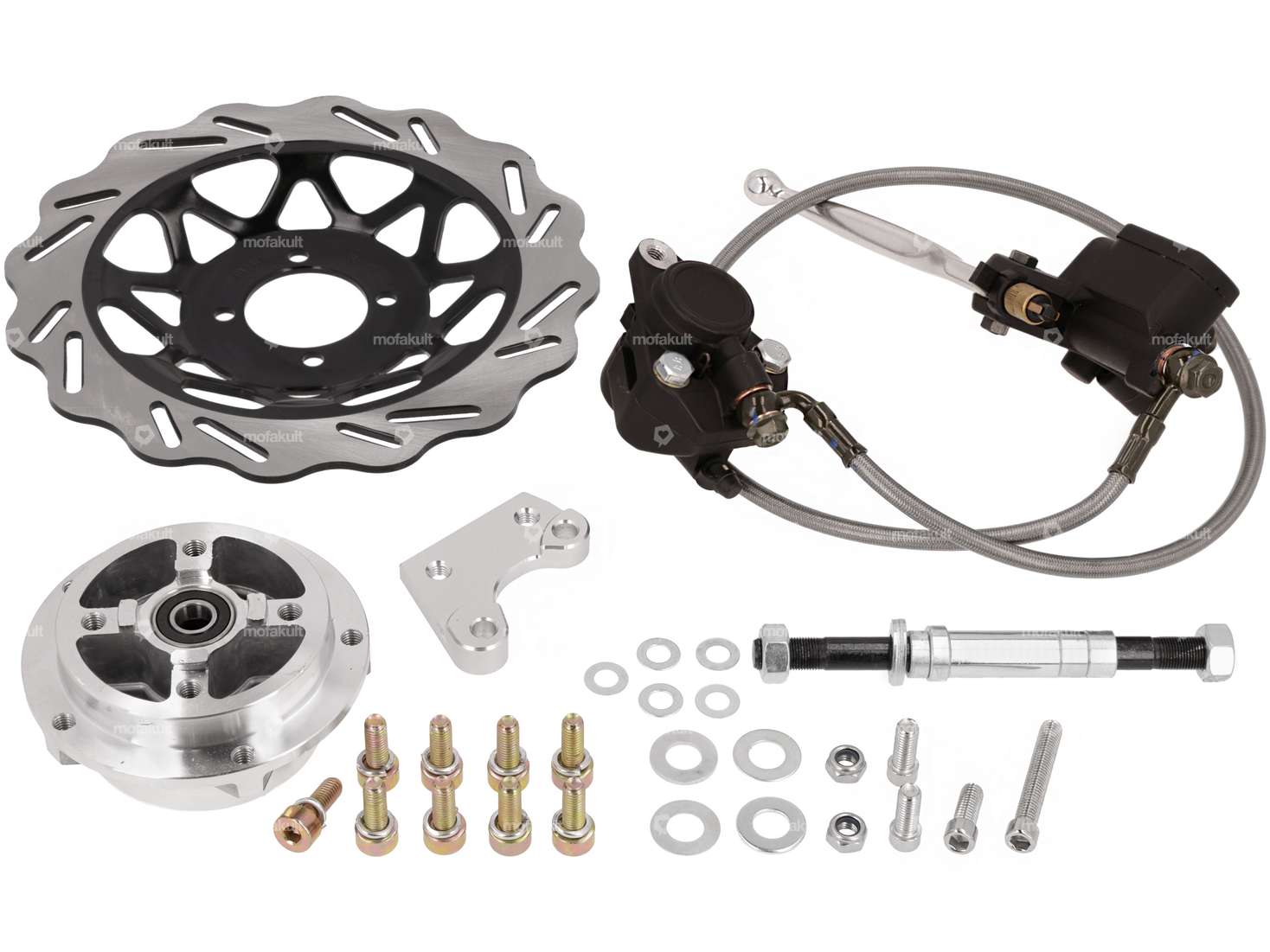 Kit de frein à disque pour jante en fonte & fourche EBR | Puch Carousel Image 1