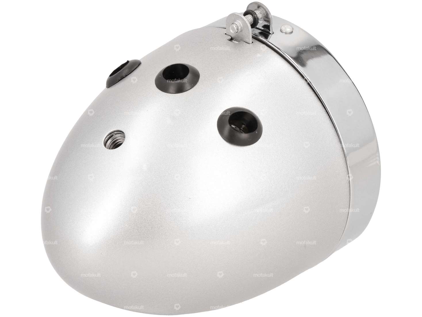 Egg lamp Ø 103 mm (central mounting) silver / chrome Carousel Image 3