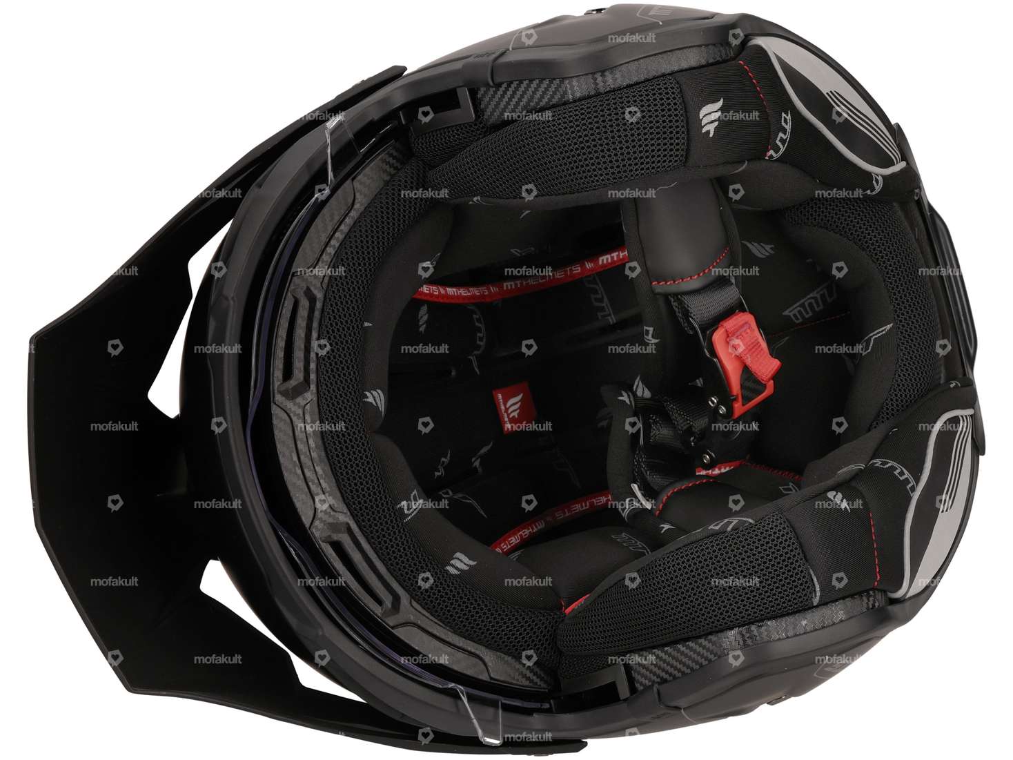 MT Helmets Casque Jet "Trial" noir mat (S-XL) Carousel Image 4