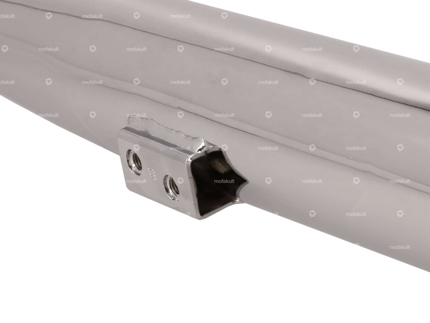 Jamarcol pot d'échappement cigare Ø 32 / 70 mm avec languette chrome | Kreidler Carousel Image 4