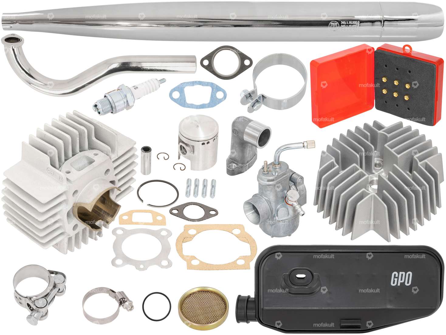 swiing® ingenious 45 mm tuning set camouflaged | Puch E50 Carousel Image 1