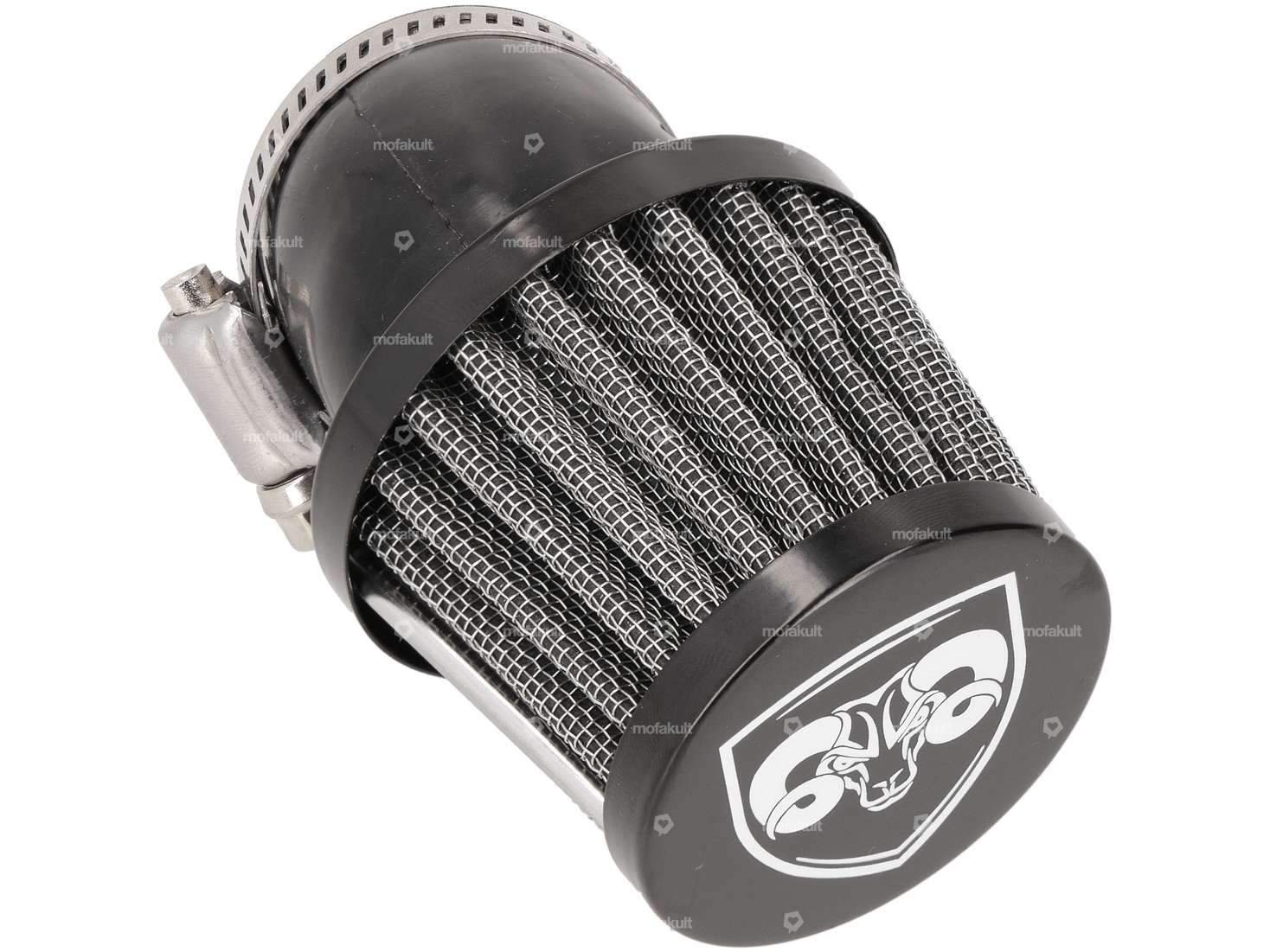 66HEROES Filtre à air champignon 45° grille noire Dell'Orto PHBG (Ø=34 mm) Carousel Image 2