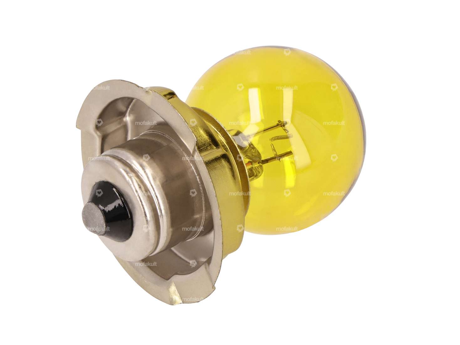 Ampoule GPO 12V - 15W (P26s) avec collerette, jaune 1 filament Carousel Image 1