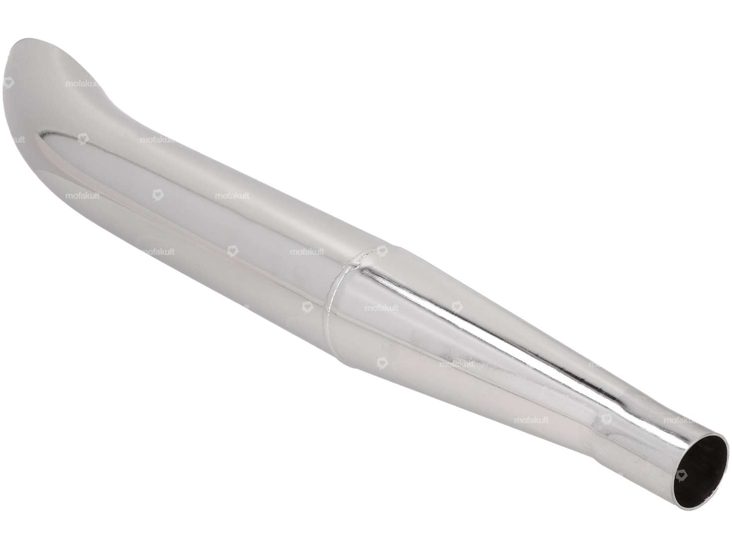 Sidepipe silencer Ø 32 / 60 mm chrome Carousel Image 3