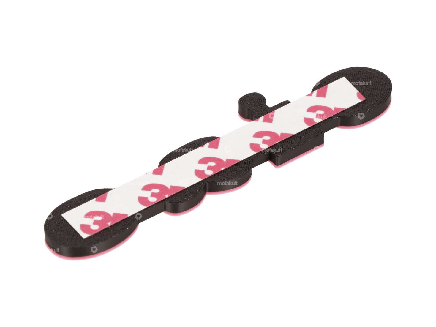 Emblème "ciao" plastique 3D rose / noir Carousel Image 2