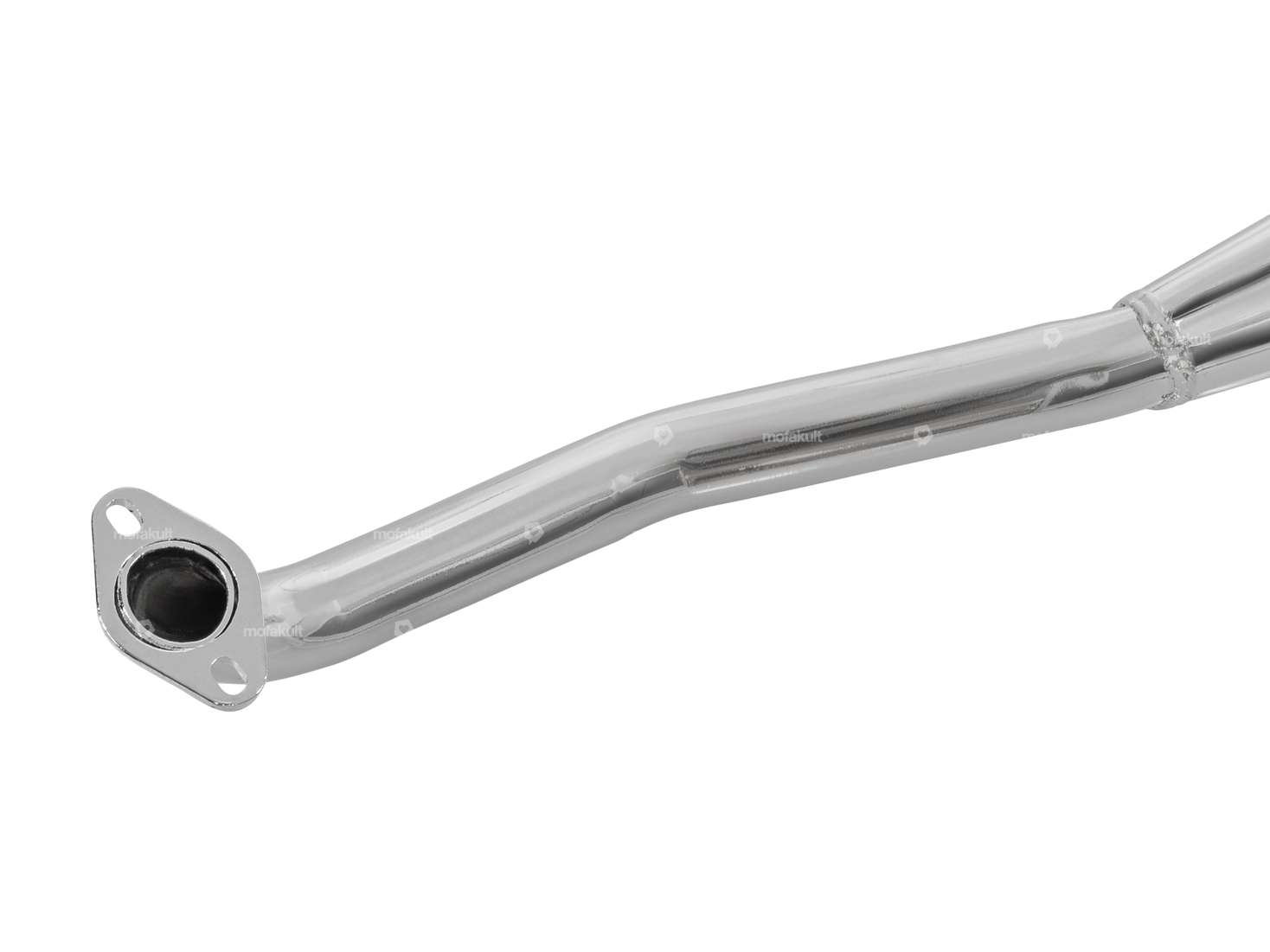 Echappement Biturbo chrome / alu | Puch Carousel Image 5