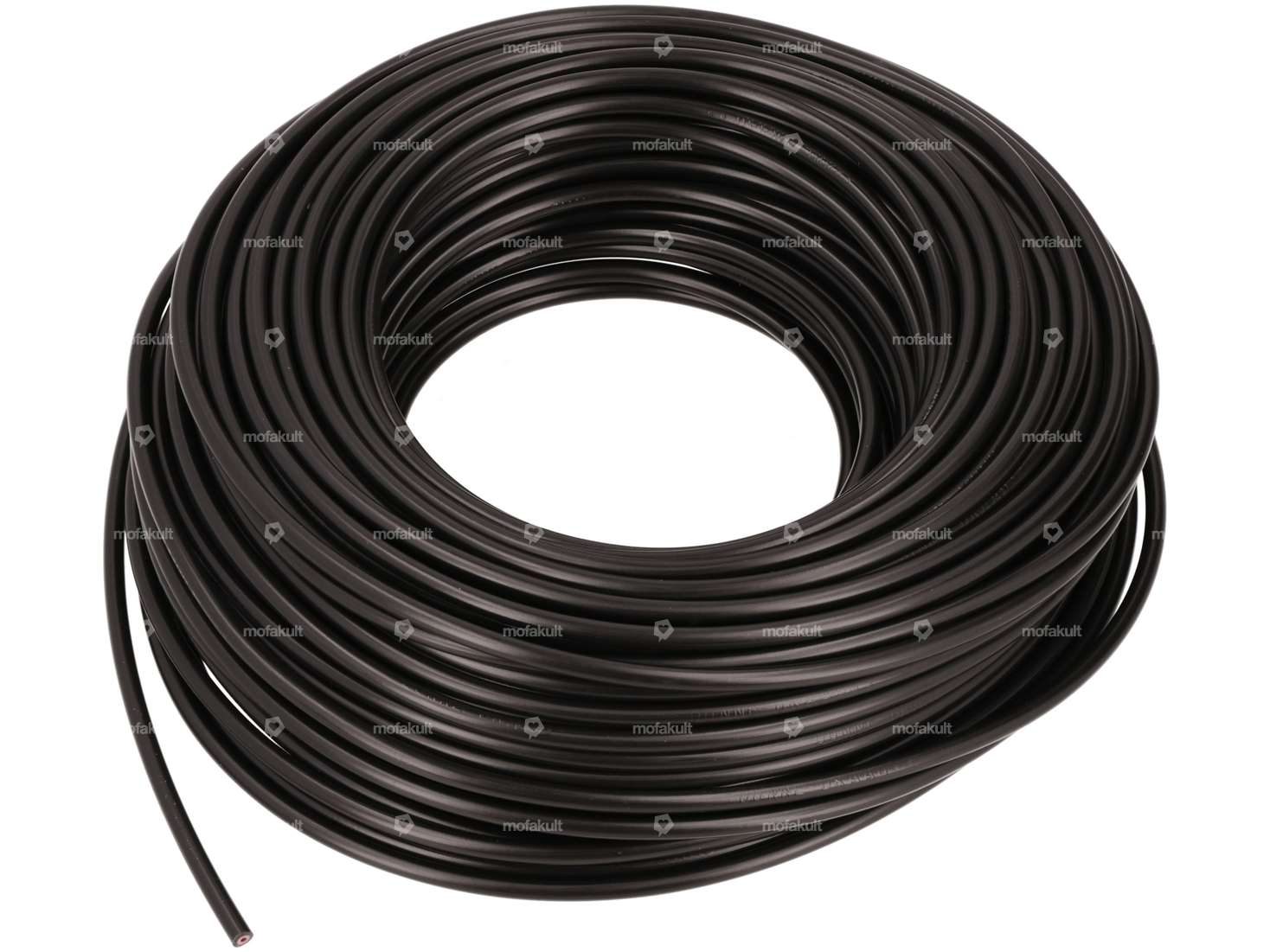 Câble d'allumage Ø 5mm noir, rouleau de 50 m Carousel Image 1