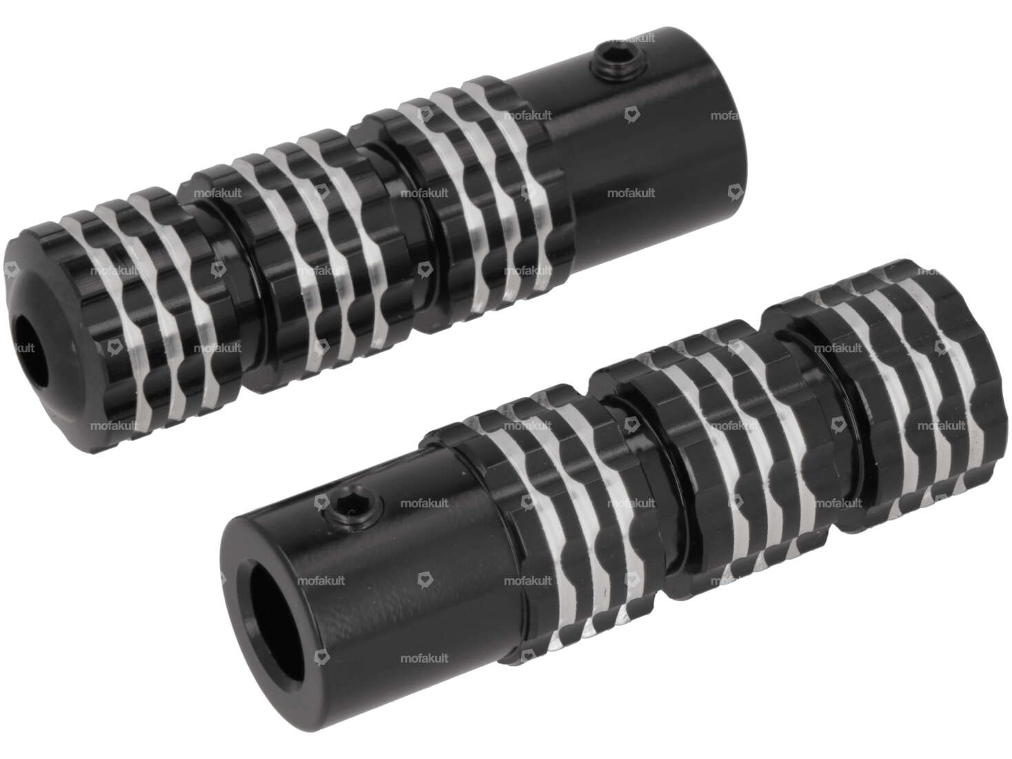 GPO Repose-pieds alu noir anodisé Carousel Image 1