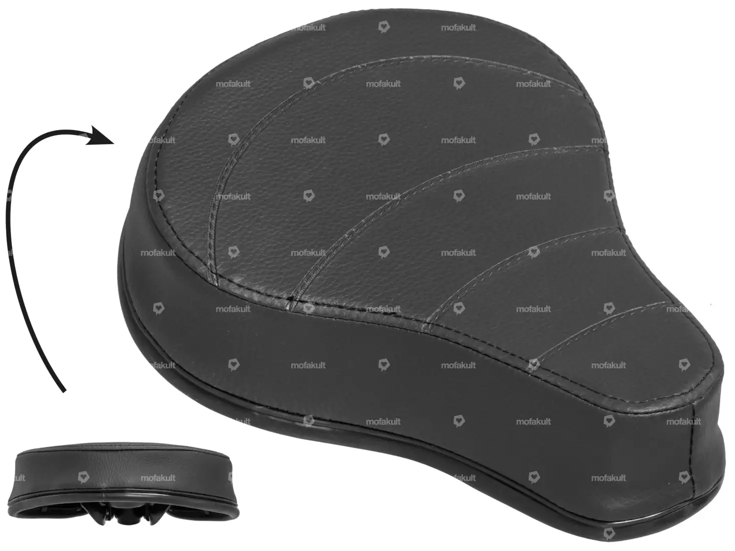 Superbe Plaque De Poitrine Pour Selle Complète En Mohair Noir Et Aqua - Taille Unique