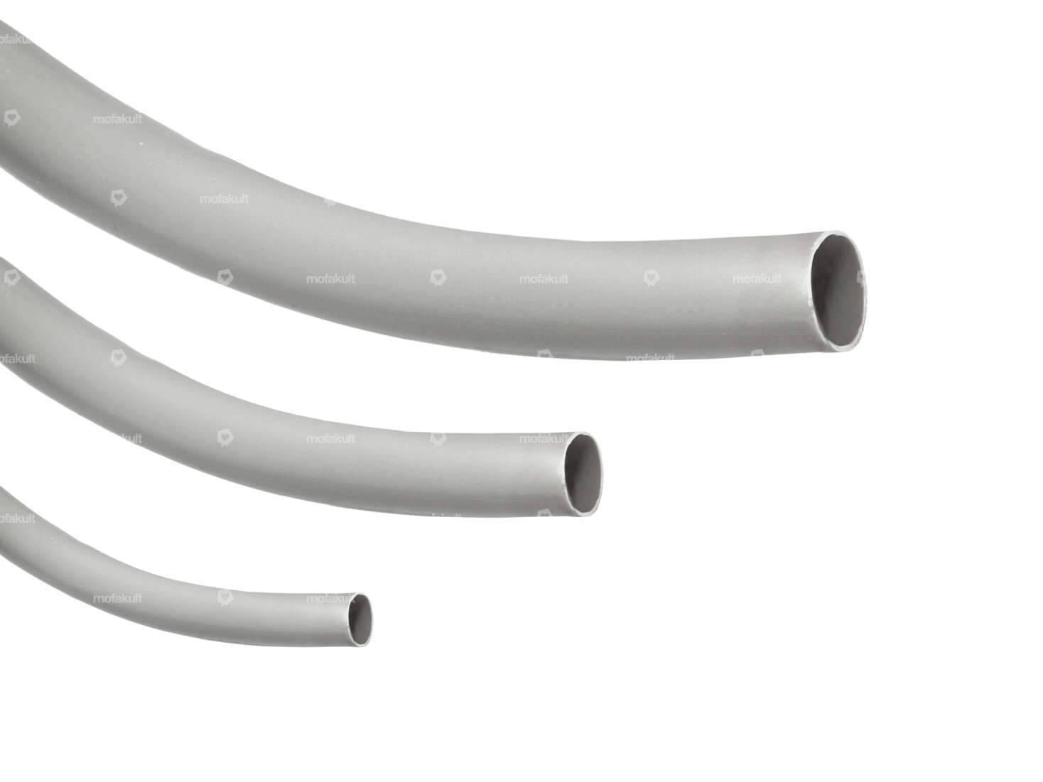 Gaine de protection pour câble Ø 3 / 5 / 10 / 15 mm (au mètre) gris Carousel Image 1