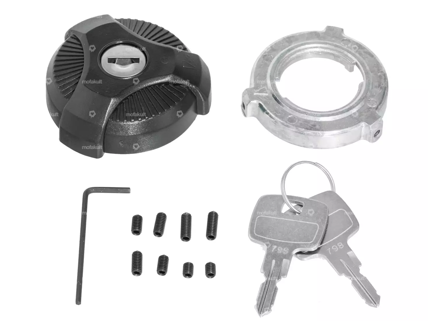 Bouchon De Réservoir De Carburant à Gaz Verrouillable 8U5A 9C268 B Avec 2 Clés De Remplacement Pour Ford Edge Escape Expedition Explorer 95065743