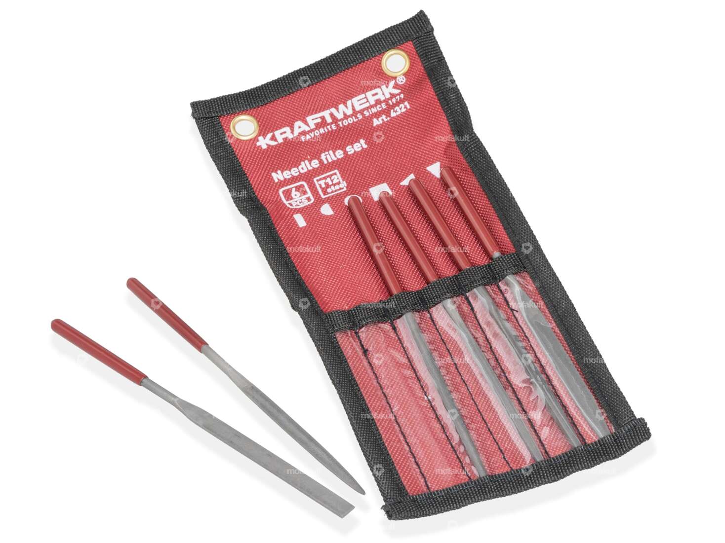 Kraftwerk Jeu de limes à aiguilles 6 pcs. Carousel Image 1