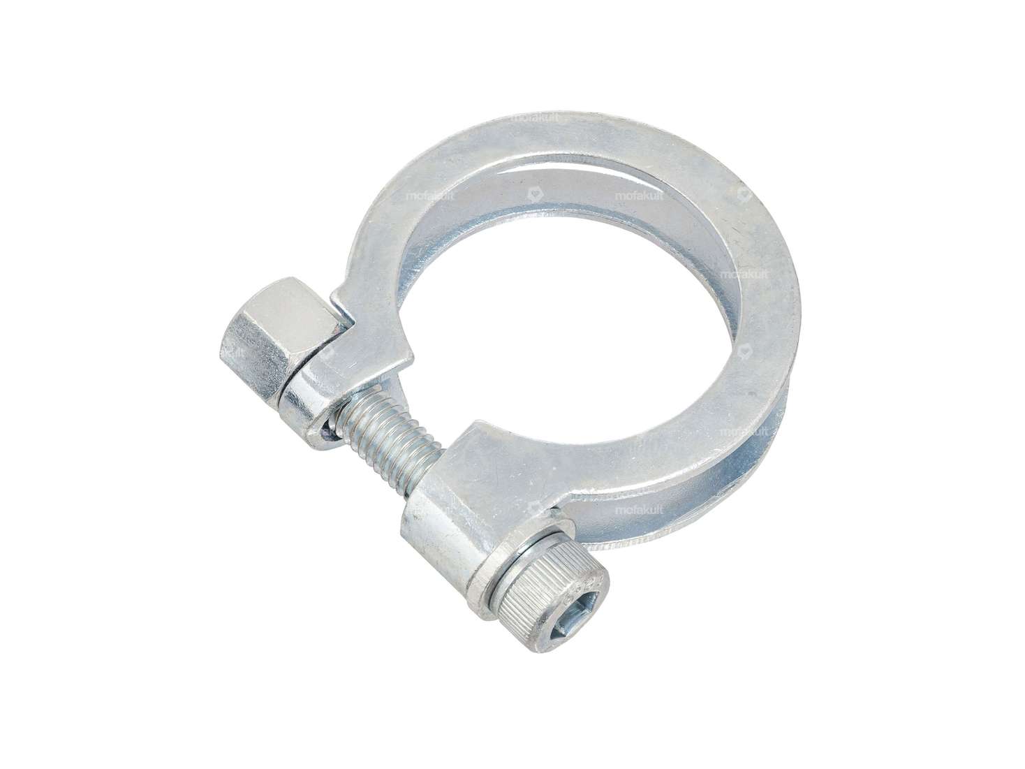 swiing® revival solid exhaust clamp 26 - 28 mm galvanized (12.9 strength) Carousel Image 1