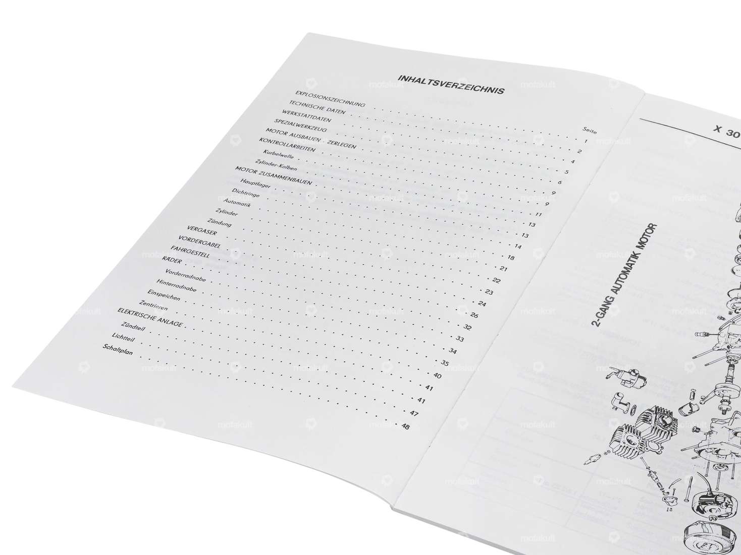 Manuel de réparation | Puch X30 2-vitesses automatique (ZA50) Carousel Image 2