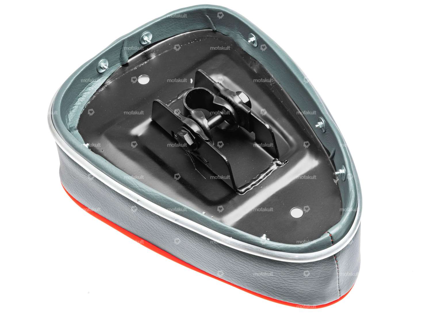 Banc gris/crème/rouge Carousel Image 4