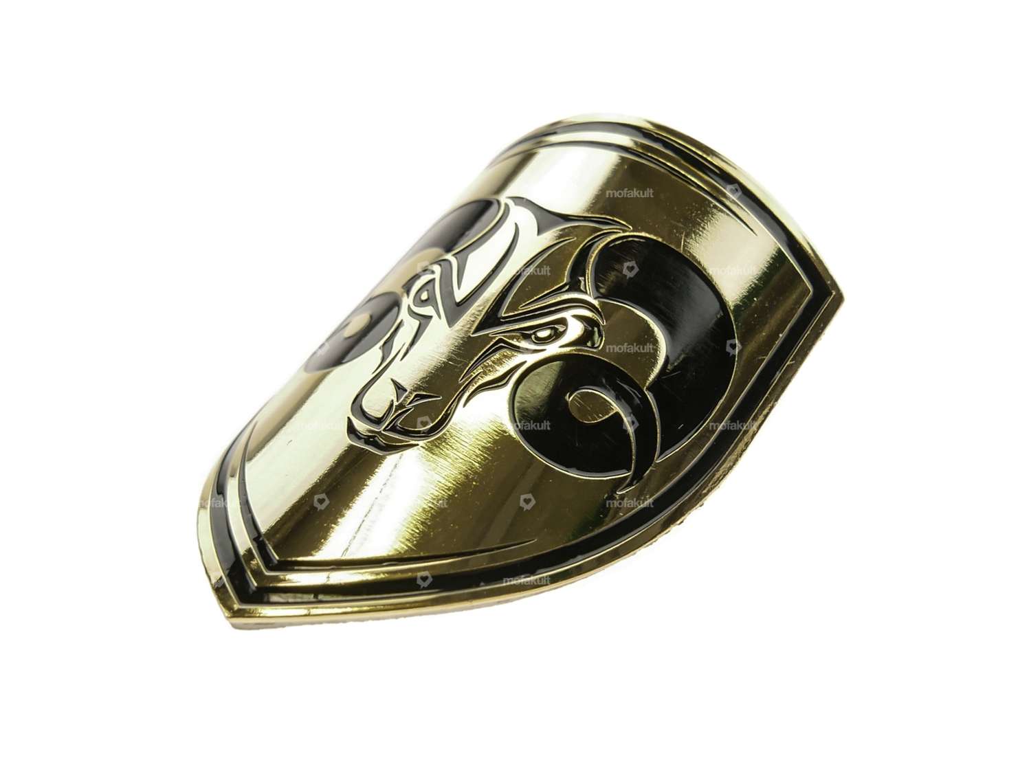 66HEROES Plaque de guidon courbée or Carousel Image 2