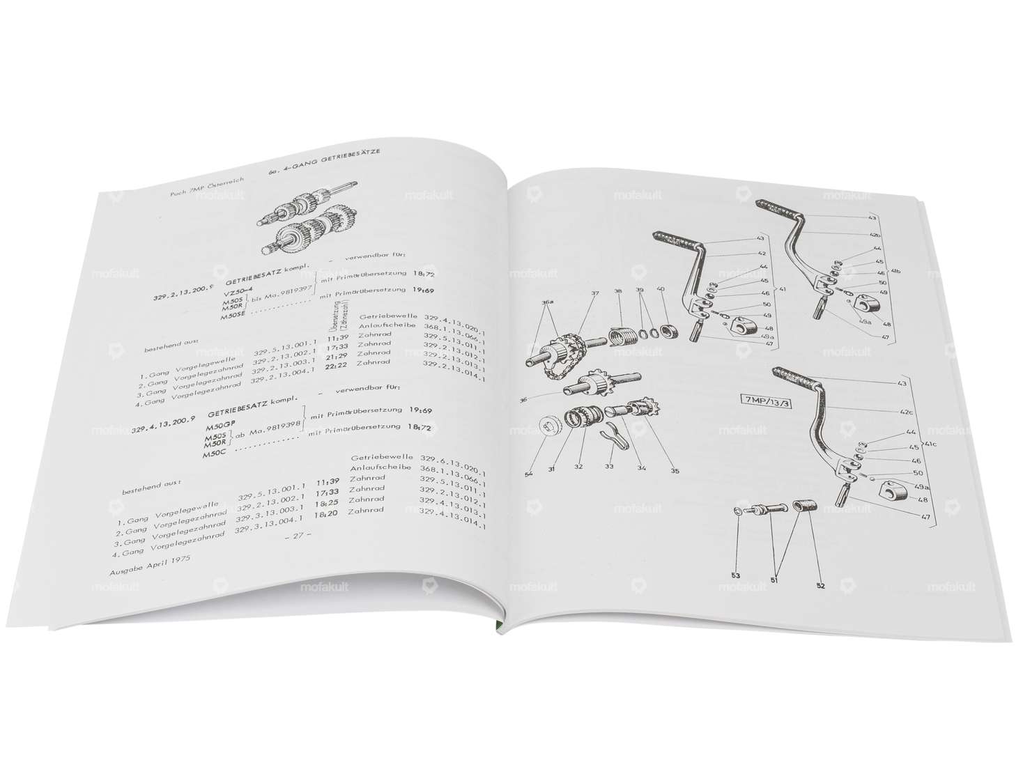 Catalogue de pièces détachées | Puch M50, VZ50 4-vitesses (AT) Carousel Image 3