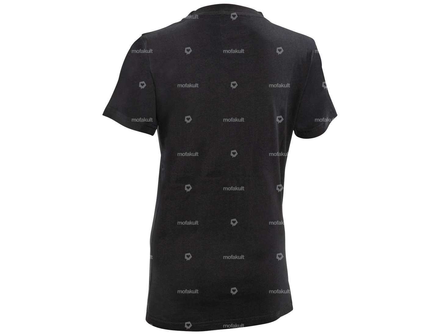 mk-Merch T-shirt "cœur" (XS-XL) Women Black Carousel Image 2