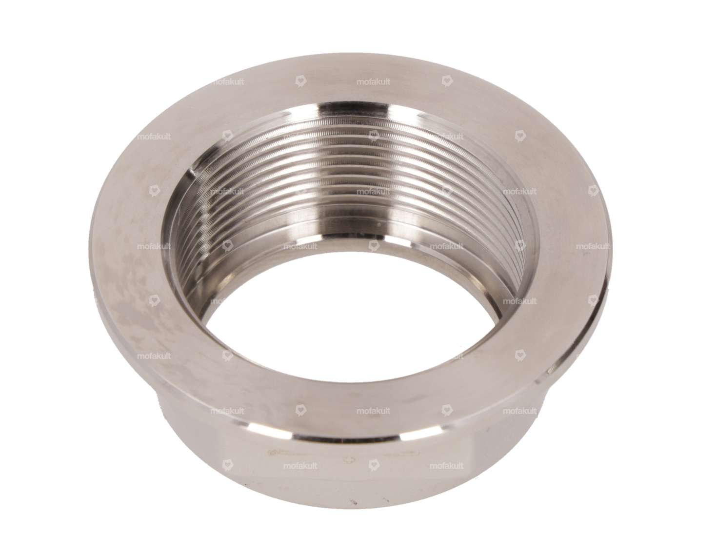 swiing® revival Écrou de tige de fourche 1"/24G ouvert Inox Carousel Image 2