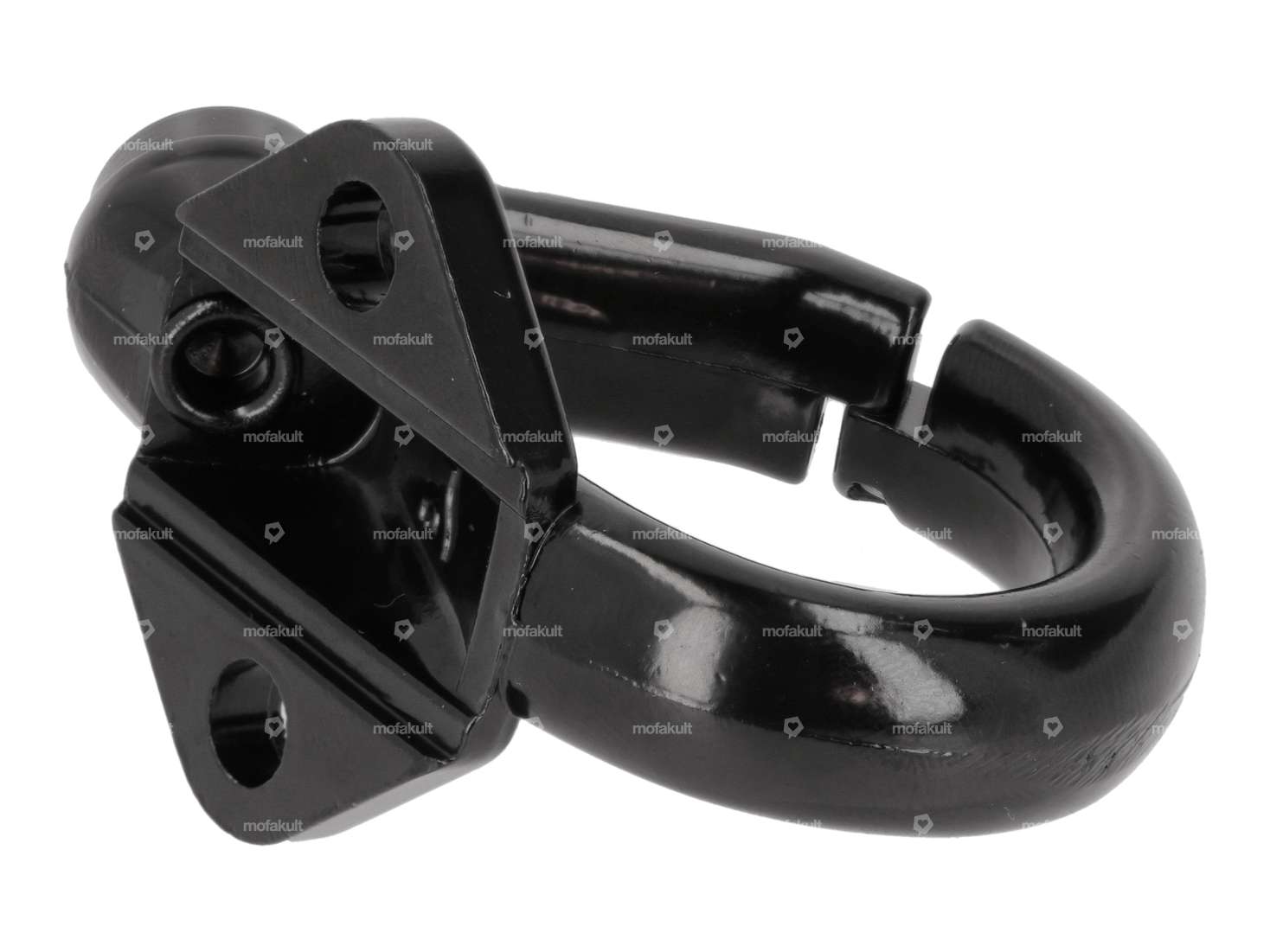 crochet à bagages / crochet pour casque en alu noir original | Piaggio Ciao C24, SI, Bravo Carousel Image 2