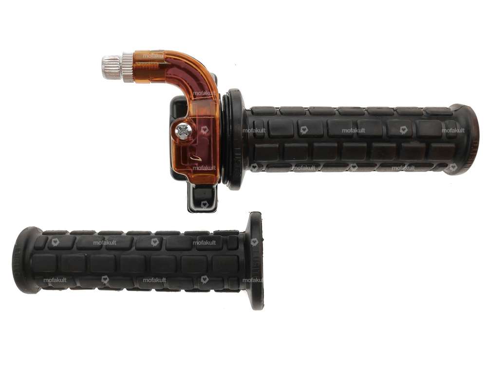 Poignée de gaz Lusito gaz court noir / orange Carousel Image 1